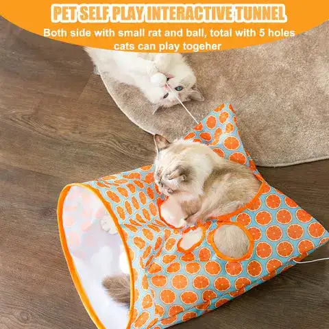 Interactive Cat Tunnel Bag