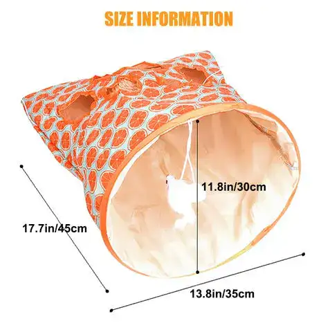 Cat Tunnel Bag Size