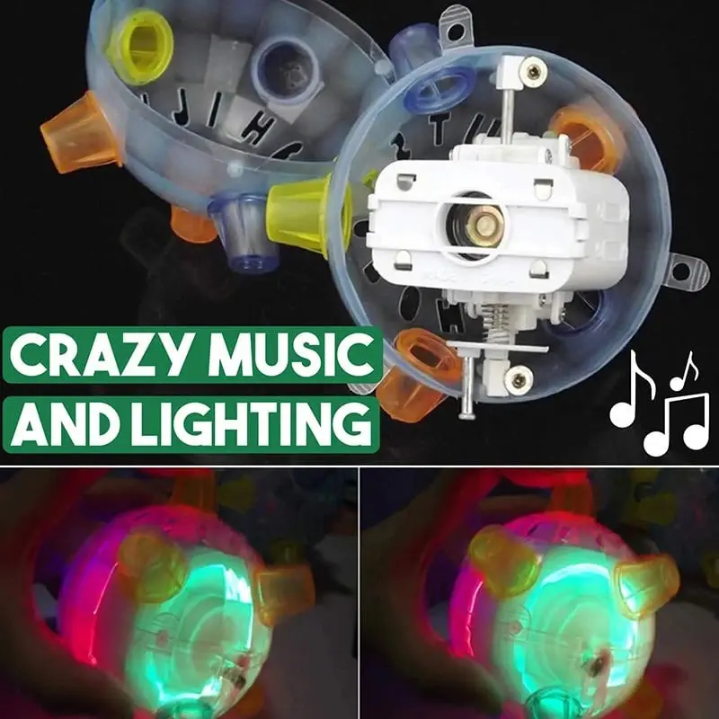 Dog Playing with LED Ball