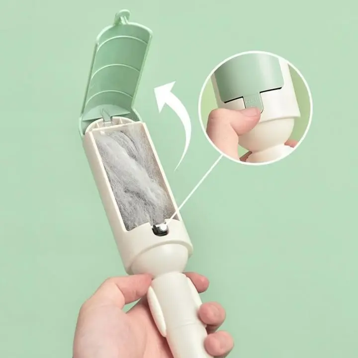 Pet hair remover handle
