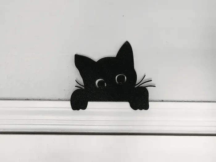 Cat door decor