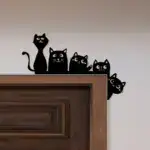 Metal Adorable Cat Door Topper - Image 2