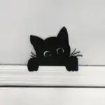 Metal Adorable Cat Door Topper - Image 5