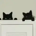 Metal Adorable Cat Door Topper - Image 7