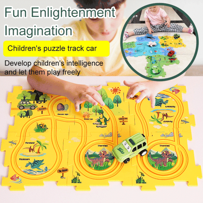 1697527836045.gif Gift For Children_Children's Educational Puzzle Track Car Play Set