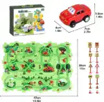 Gift For Children_Children's Educational Puzzle Track Car Play Set