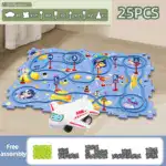 Gift For Children_Children's Educational Puzzle Track Car Play Set