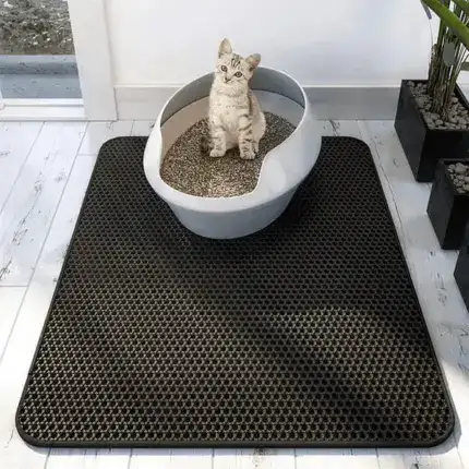 Double Layer Non-Slip Pet Cat Litter Mat