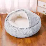 Winter Soft Plush Pet Bed