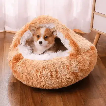 Winter Soft Plush Pet Bed