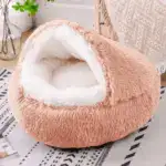 Winter Soft Plush Pet Bed