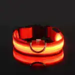 Dog Collar Nylon LED Night Safety Flashing Glow