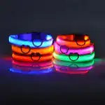 Dog Collar Nylon LED Night Safety Flashing Glow