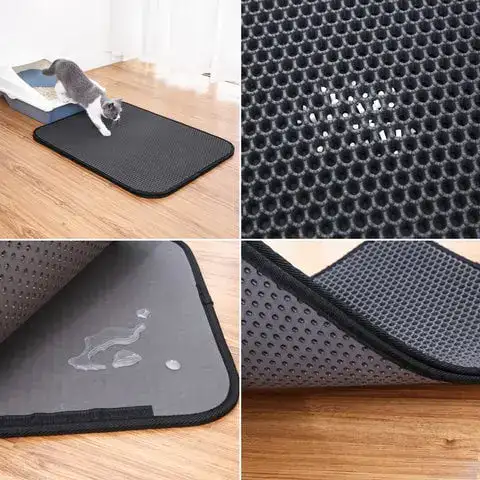 Cat Litter Mat in Use